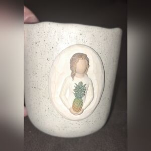 Willow Tree Candle Holder 2008 Greeting All With Gracious Hospitality Succulents